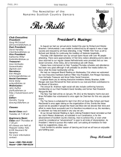 Thistle Oct 2011.pub - Nanaimo Scottish Country Dancers