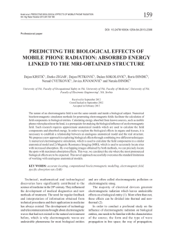 predicting the biological effects of mobile phone radiation