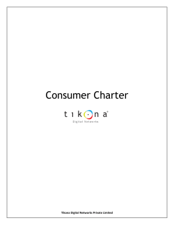 Consumer Charter