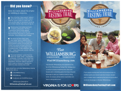 Did you know? - Visit Williamsburg
