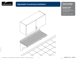 Adjustable Countertop