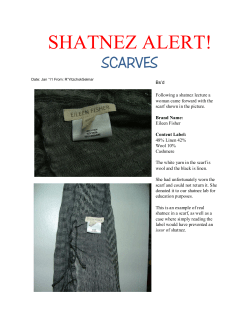11 Jan Scarves Edited - Jerusalem Kosher News