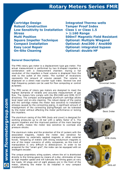 FMG Rotary Gas Meter