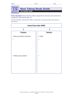 Note Taking Study Guide