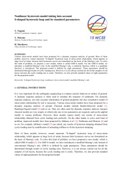 Nonlinear hysteresis model taking into account S