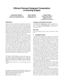 Efficient Densest Subgraph Computation in Evolving Graphs