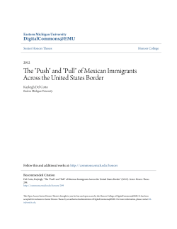 The "Push" and "Pull" of Mexican Immigrants Across the United