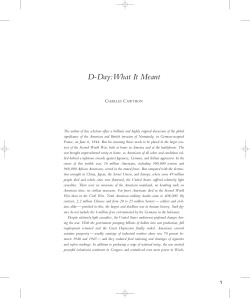 Charles Cawthon, "D-Day: What It Meant"
