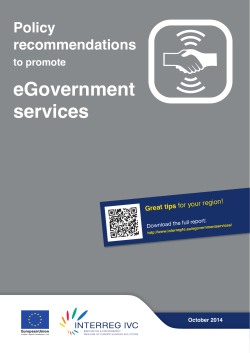 - Interreg IVC
