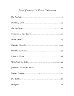 Final Fantasy IV - Piano Collections Sheet Music