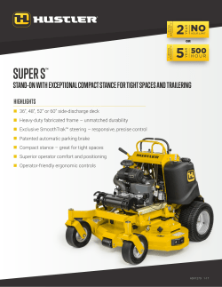 Hustler Super S Complete Specs