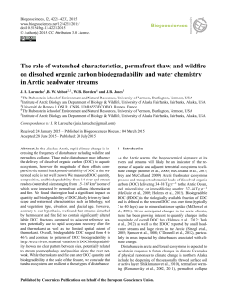 The role of watershed characteristics, permafrost