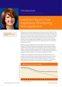 Latest rent figures show importance of reviewing rent