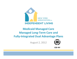 The Expansion of Mandatory Medicaid Managed Care and its