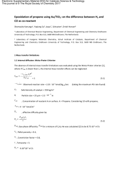 Epoxidation of propene using Au/TiO2: on the difference between