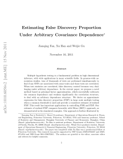 Estimating False Discovery Proportion Under