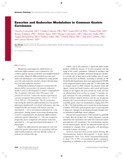 Exocrine and Endocrine Modulation in Common