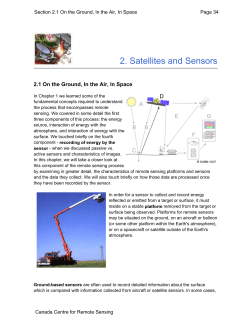 2. Satellites and Sensors