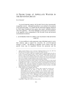 a frank look at appellate waiver in the seventh circuit