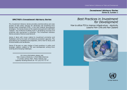Best Practices in Investment for Development