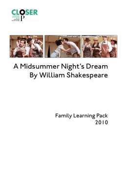 A Midsummer Night`s Dream By William