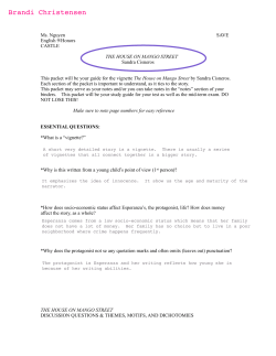 house on mango st DQ`s