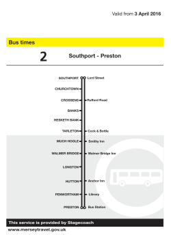 Bus times 2 Southport - Preston