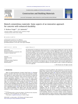Biotech concrete