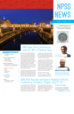 2016 Real-Time Conference June 6th&ndash;10th, in Padova, Italy 2016