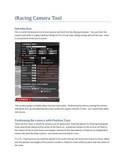 iRacing Camera Tool - Sim