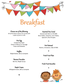 Choose one of the following One Egg Waffles Banana Pancakes