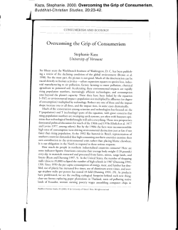 Overcoming the Grip of Consumerism