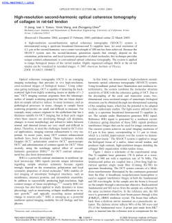 High-resolution second-harmonic optical coherence - F