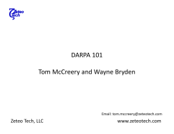 DARPA 101 - University of Louisville