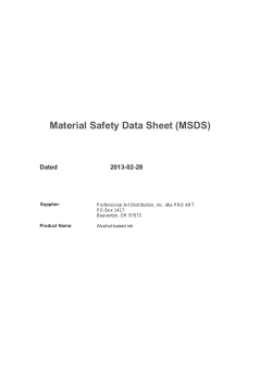 MSDS Information