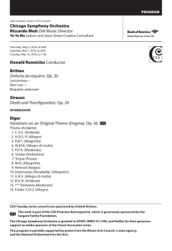 here - Chicago Symphony Orchestra