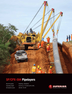 SP/CPX-594 Pipelayers