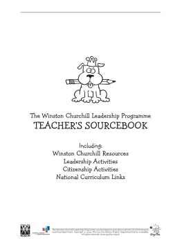 The Winston Churchill Leadership Programme