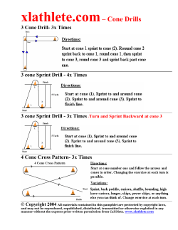 xlathlete.com– Cone Drills