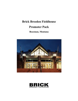 Brick Breeden Fieldhouse Promoter Pack