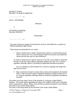 The Jack Whitmore Case