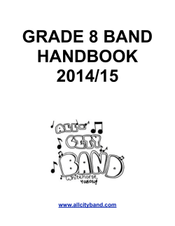 Beginning Band Handbook