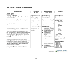 Mathematics - Delaware Department of Education