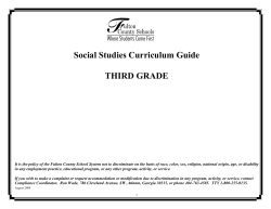 Social Stuides Third Grade