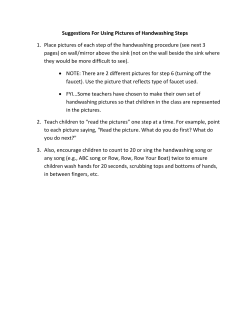 Item 10,12,13 Pictures of Handwashing Steps
