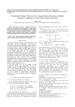 Conventional Nuclear Theory of Low