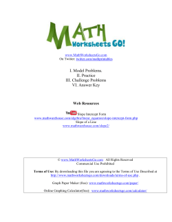 slope-intercept-form-worksheet