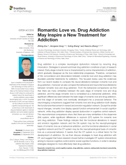 Romantic Love vs. Drug Addiction May Inspire a New Treatment for