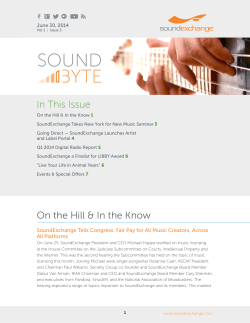 SoundByte June 2014