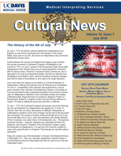 July 2016 - UC Davis Health